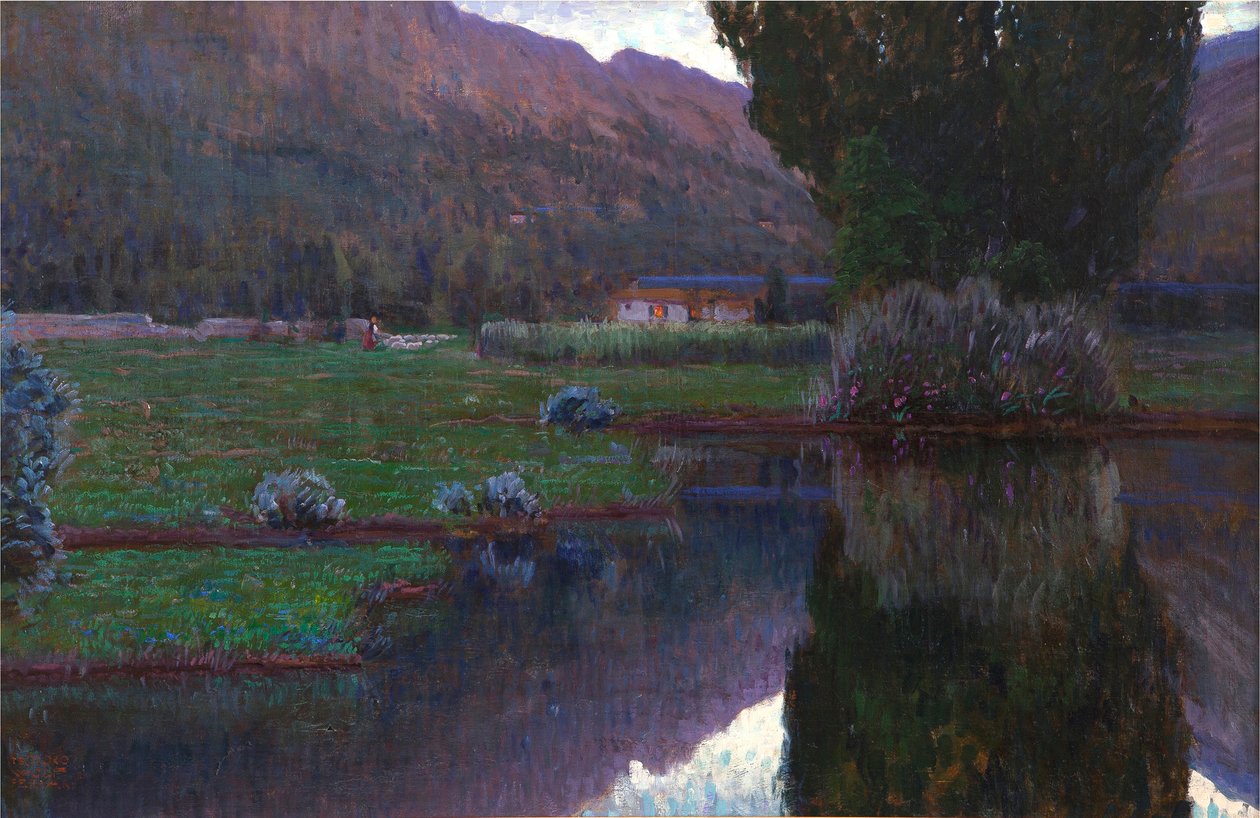 Paisaje de Teodoro Wolf Ferrari