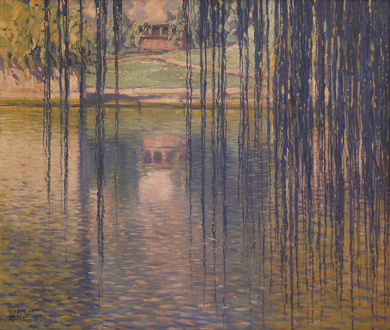Sauces en el lago, 1915 de Teodoro Wolf Ferrari