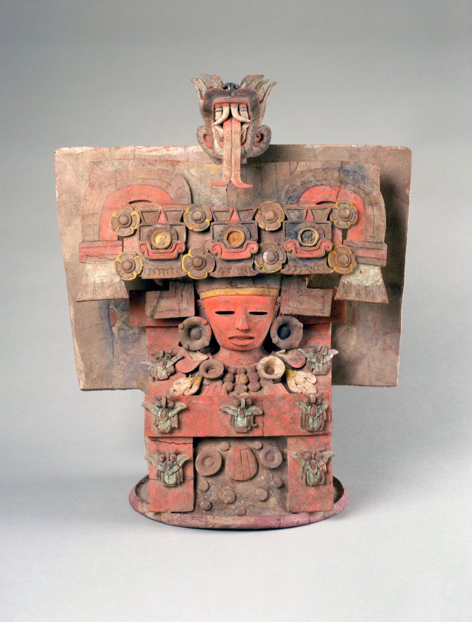 Tapa de incensario, México, 200-650 de Teotihuacan