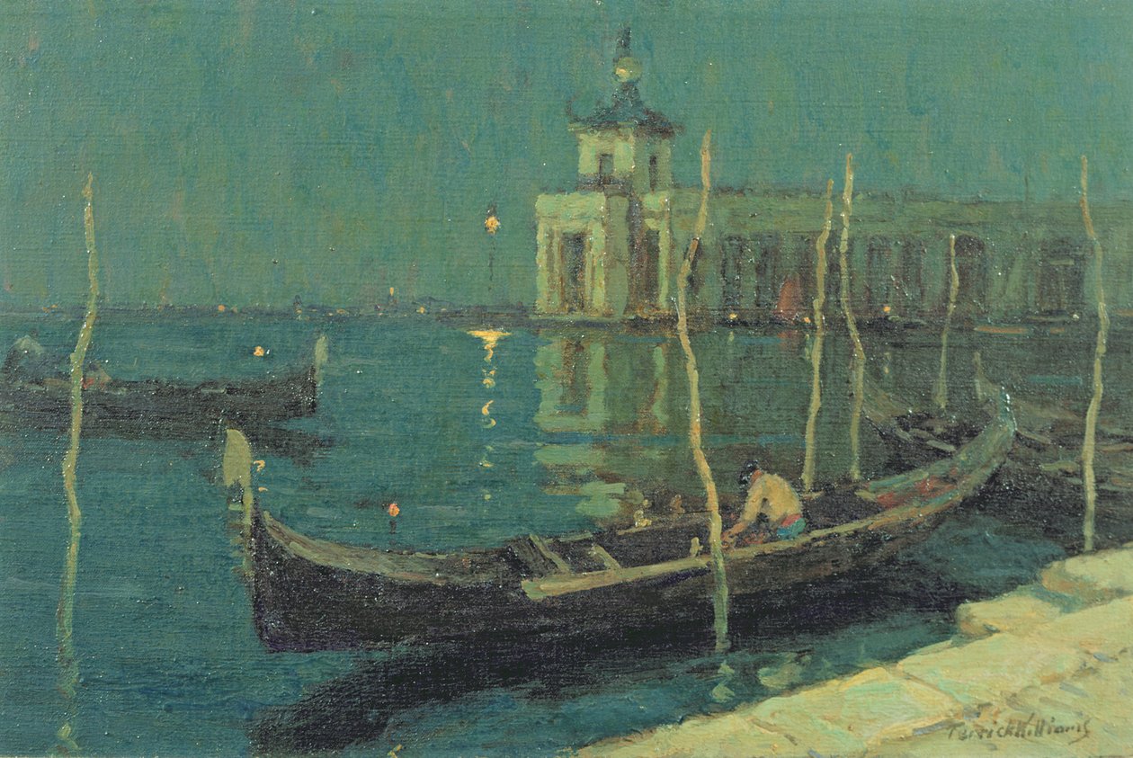 La Dogana de noche, Venecia de Terrick Williams