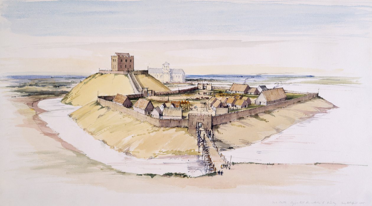 Torre de Clifford, finales del siglo XI, c. 1990-2010 de Terry Ball