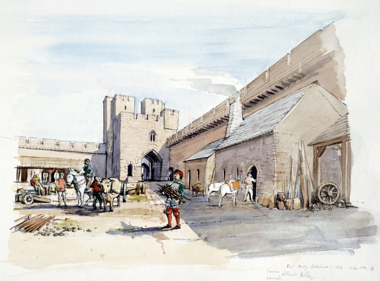 Castillo de Etal, c1513, c1990-2010 de Terry Ball