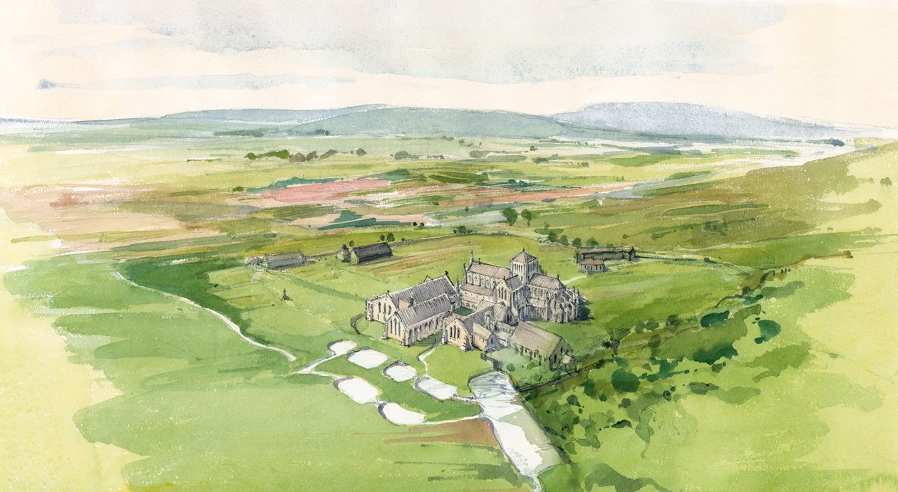 Abadía de Hailes, siglo XIII, 1990-2010 de Terry Ball