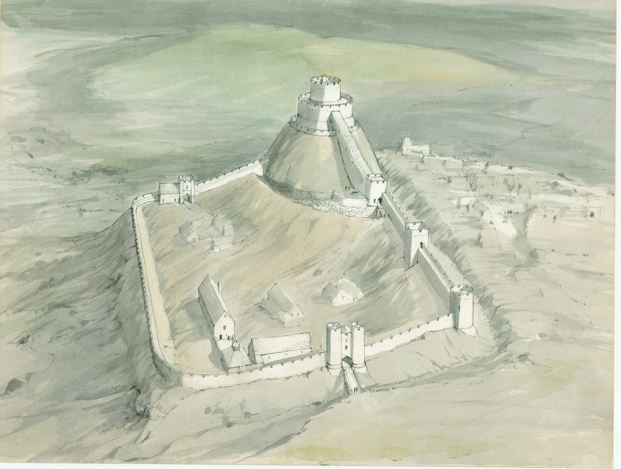 Castillo de Launceston, Weston Road, Launceston, Cornwall de Terry Ball