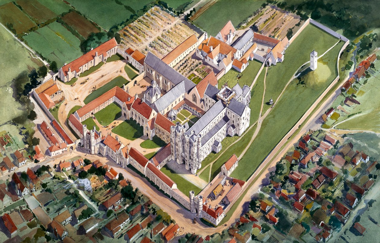 Abadía de San Agustín, c. 1500, 1990-2010 de Terry Ball
