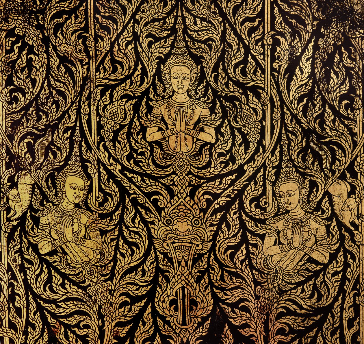 Detalle de un gabinete de Thai School
