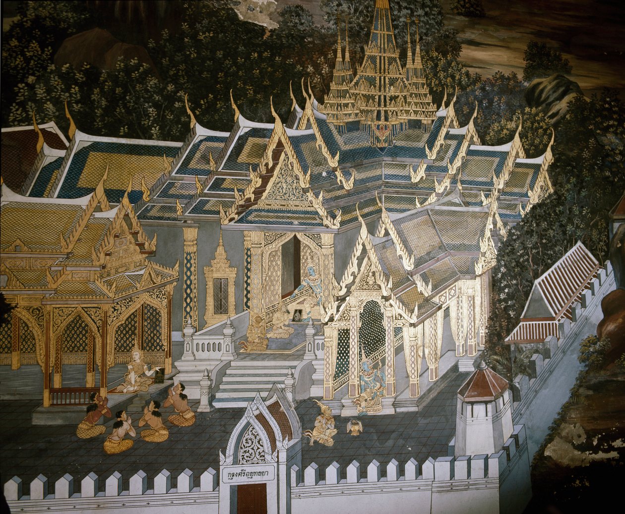 Episodios de la vida de Buda de Thai School