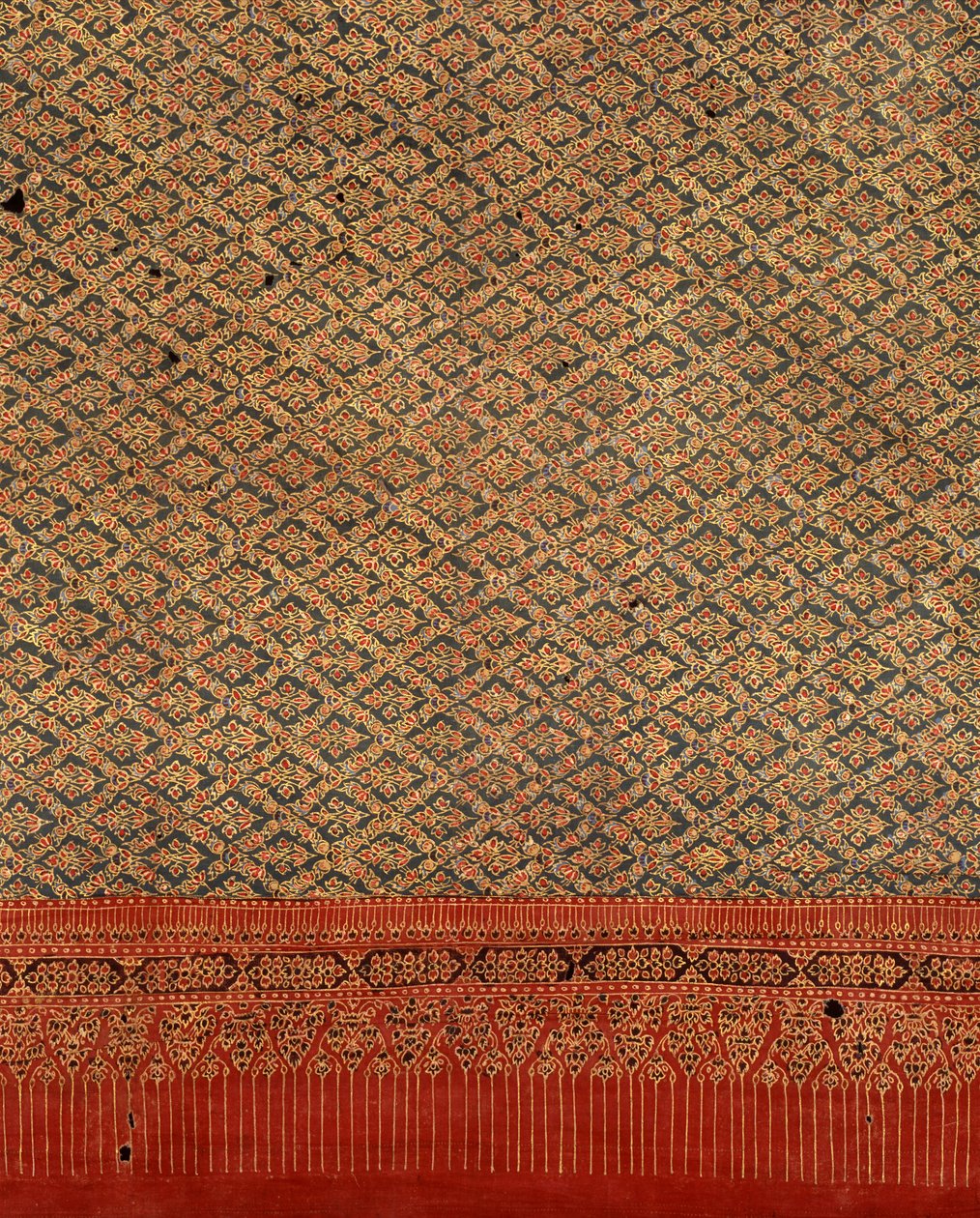 Tela pintada en oro para la realeza de Thai School