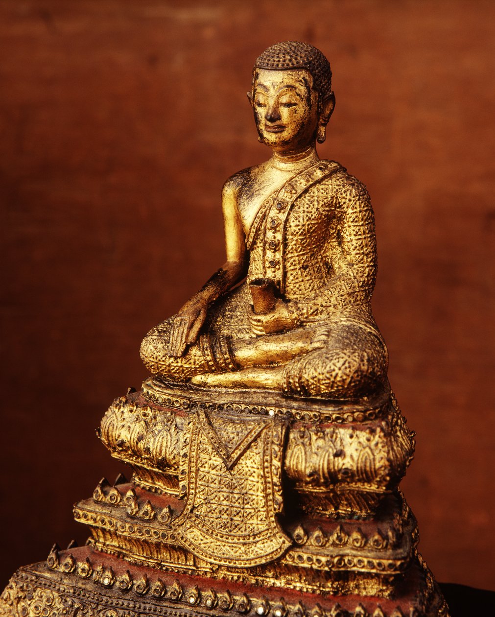 Imagen de monje del siglo XIX de Thai School