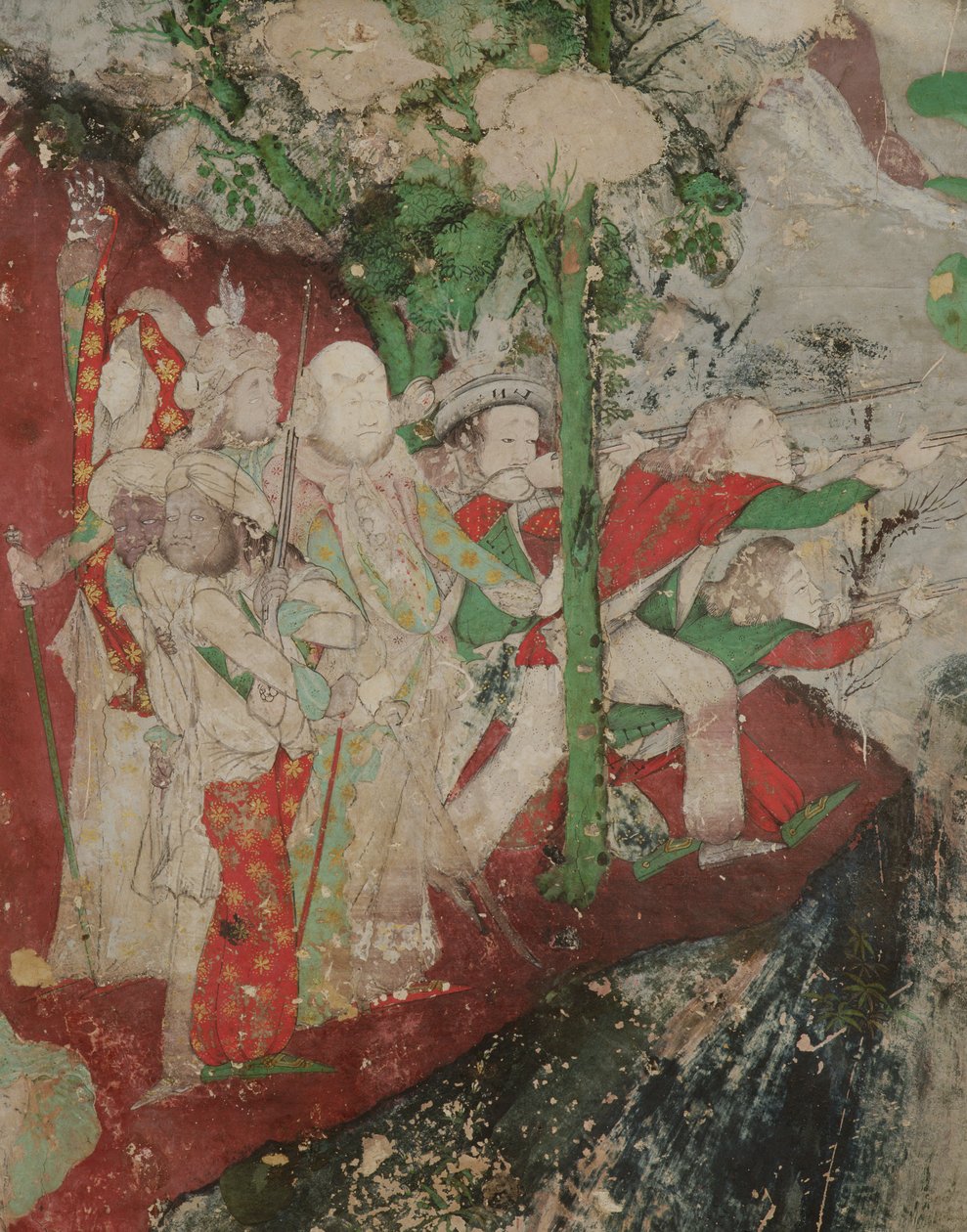 Mercenarios occidentales, Wat Suwannaram, Thonburi, 1831 de Thai School