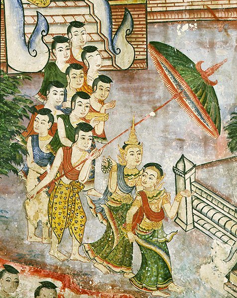 Wiharn Laikarn, episodio de Jataka Sang Thong de Thai School