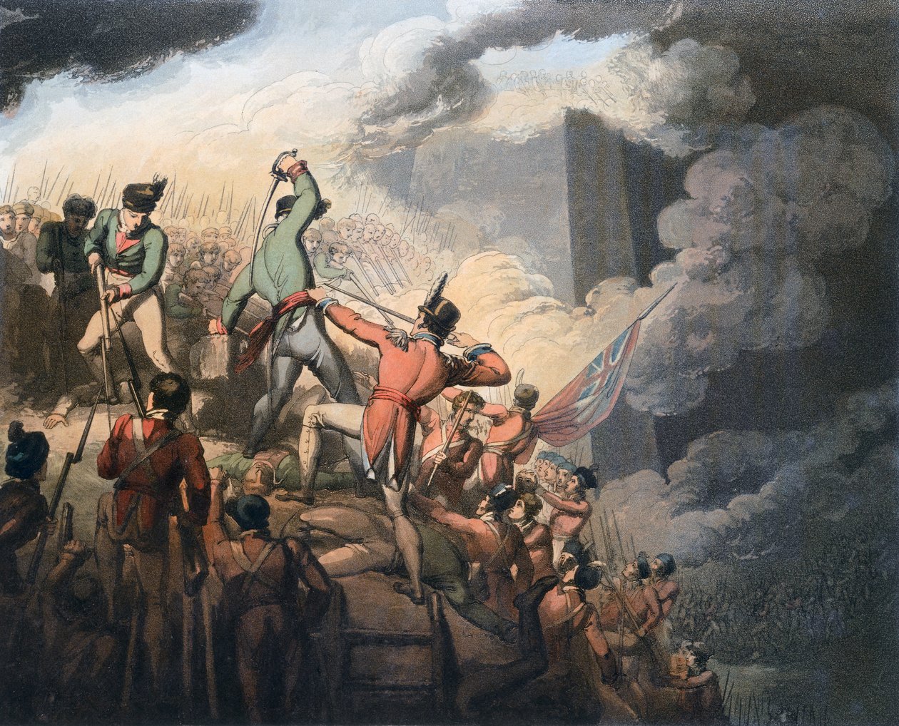 Batalla de Badajoz, España, 6 de abril de 1812, 1819 de Thales Fielding