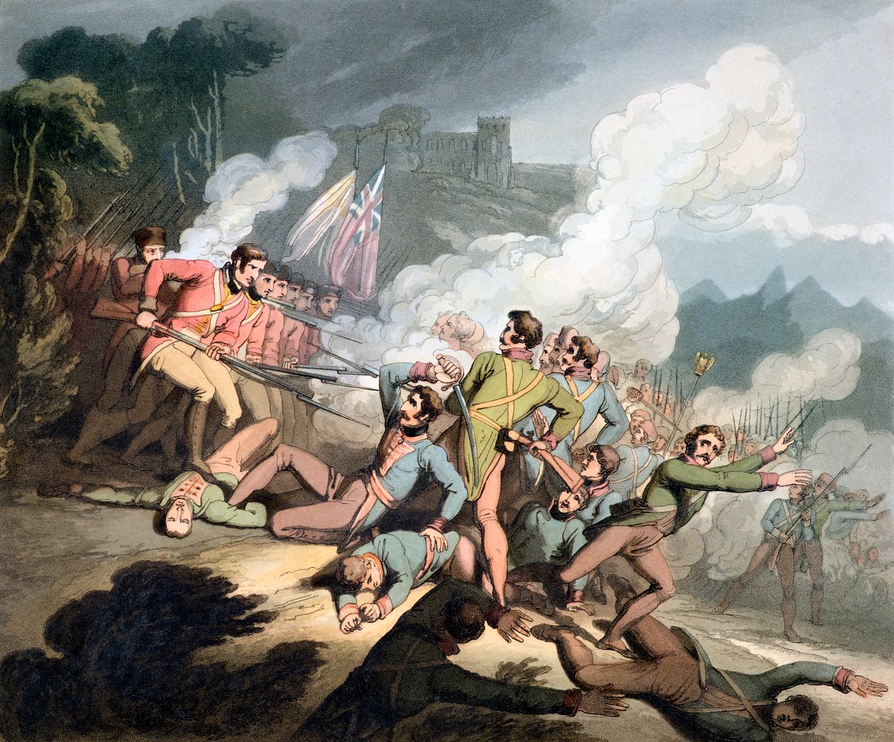 Batalla de Busaco, Portugal, 27 de septiembre de 1810 de Thales Fielding