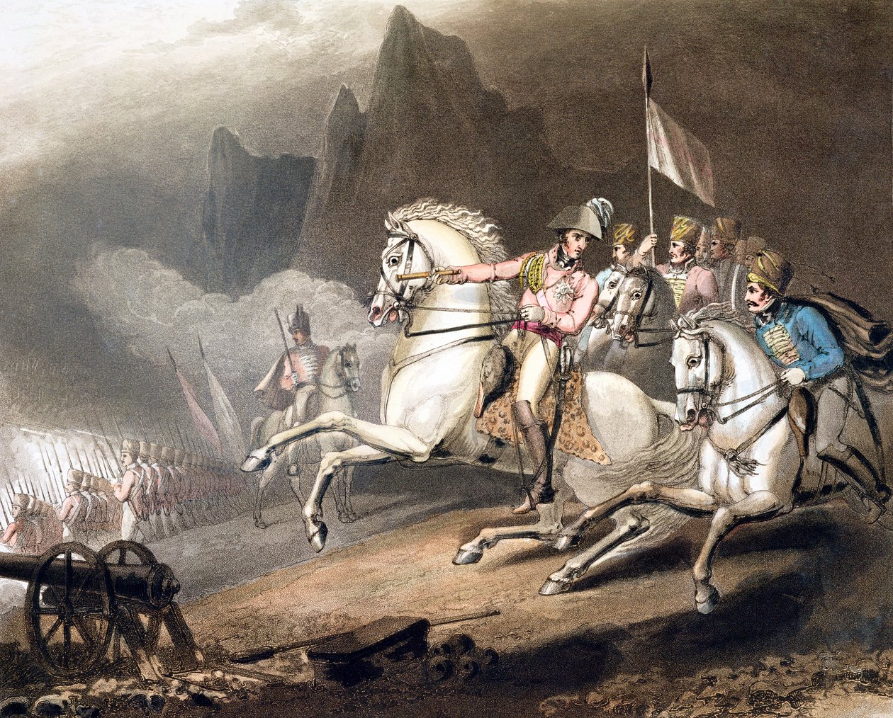 Batalla de los Pirineos, España, 28 de julio de 1813 de Thales Fielding