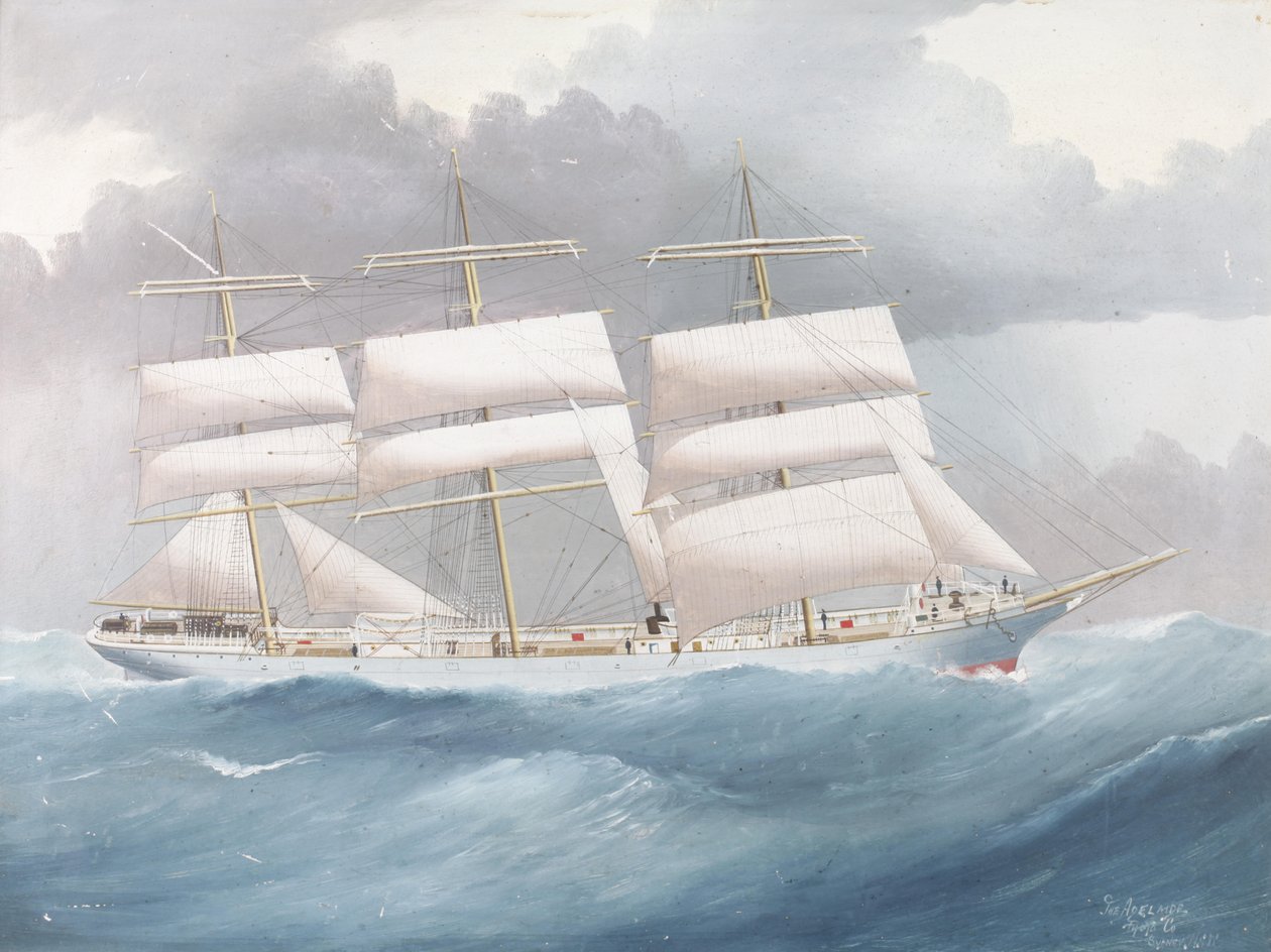 El barco de tres mástiles 