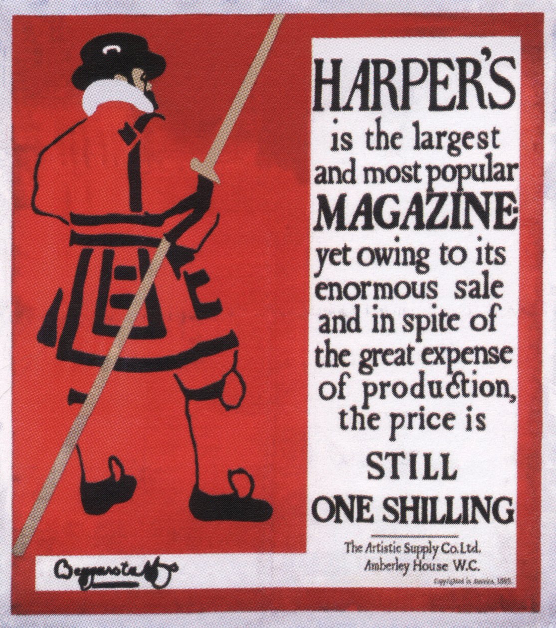 Harper’s Magazine, 1896 de The Beggarstaffs
