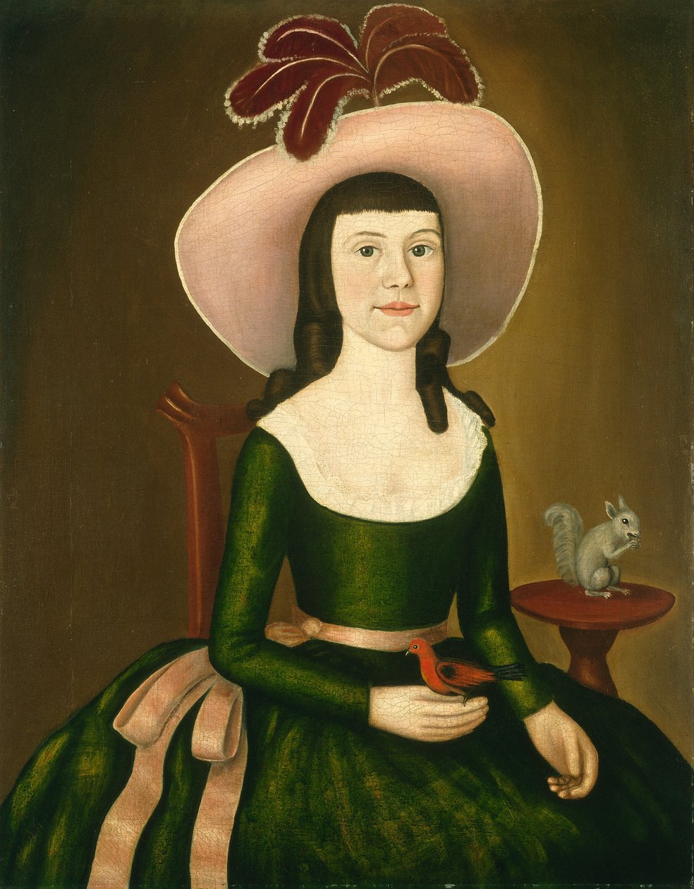 Señorita Denison de Stonington, Connecticut (posiblemente Matilda Denison) de The Denison Limner