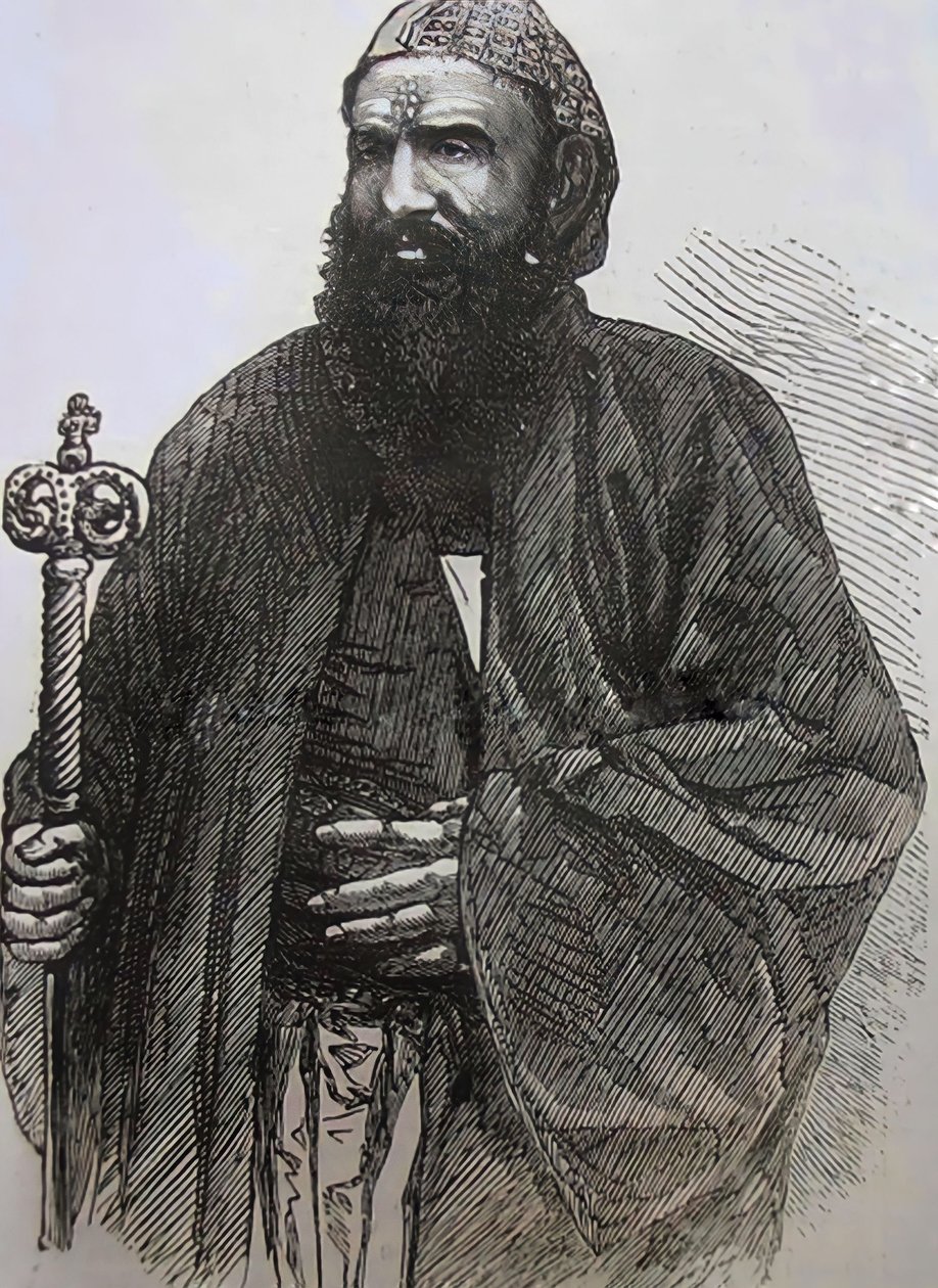 Athanasius Stephanos, obispo sirio ortodoxo de The Illustrated London News