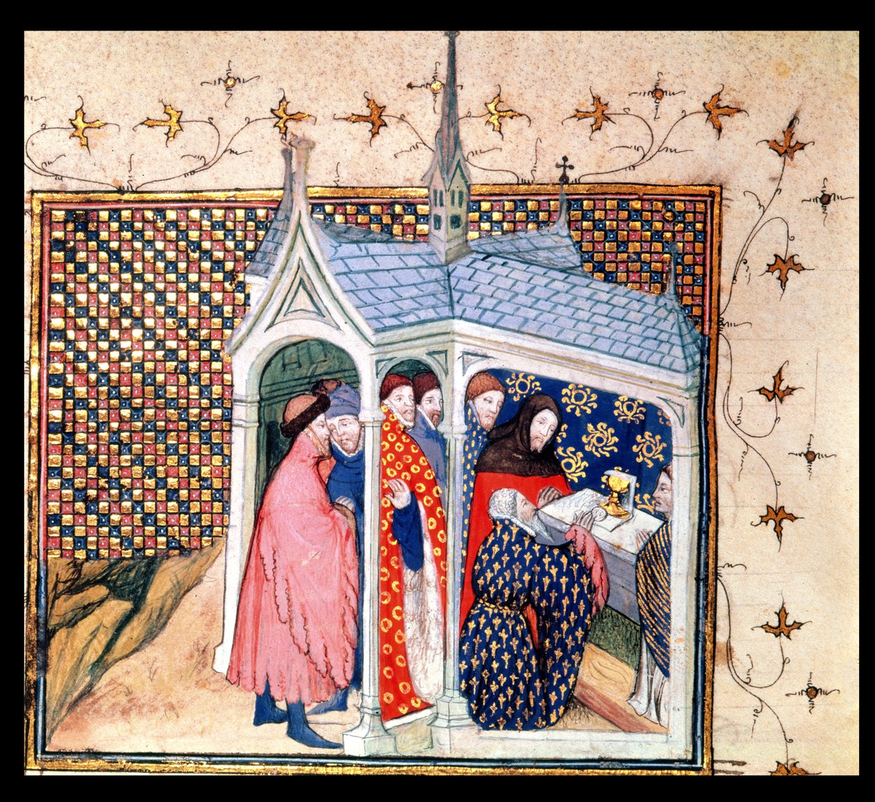 Harl 1319 f.41v El juramento del conde de Northumberland de la 