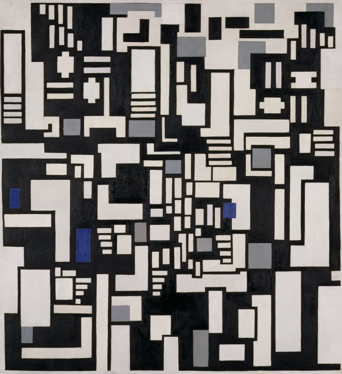Composición IX, opus 18, 1917 de Theo van Doesburg