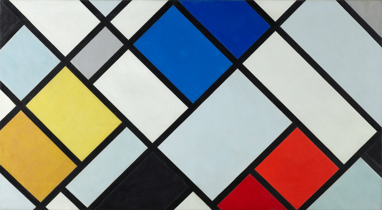Contra-Composición de Dissonancias, XVI, 1925 de Theo van Doesburg