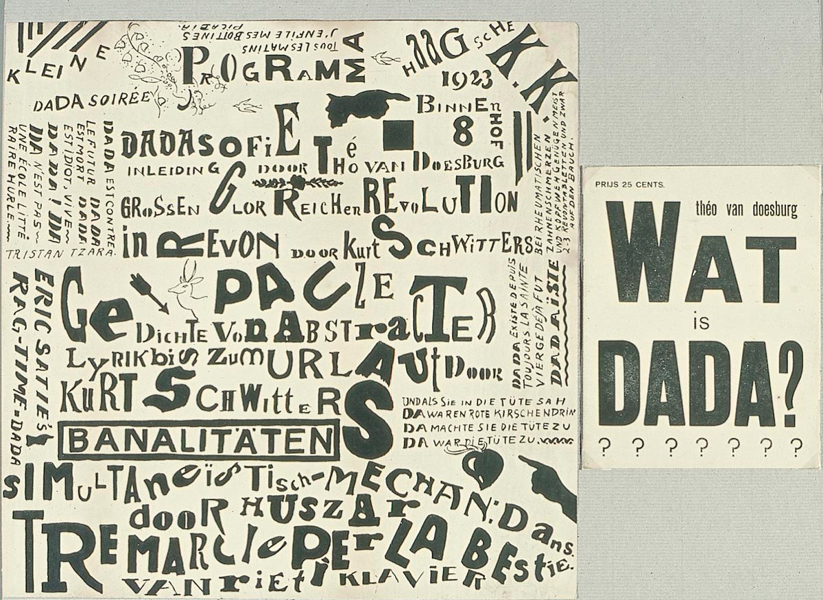 Tour Dada en los Países Bajos de Theo van Doesburg
