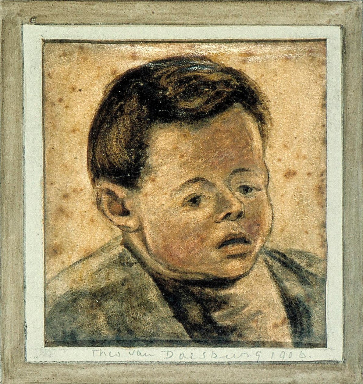 Cabeza de un niño de Theo van Doesburg