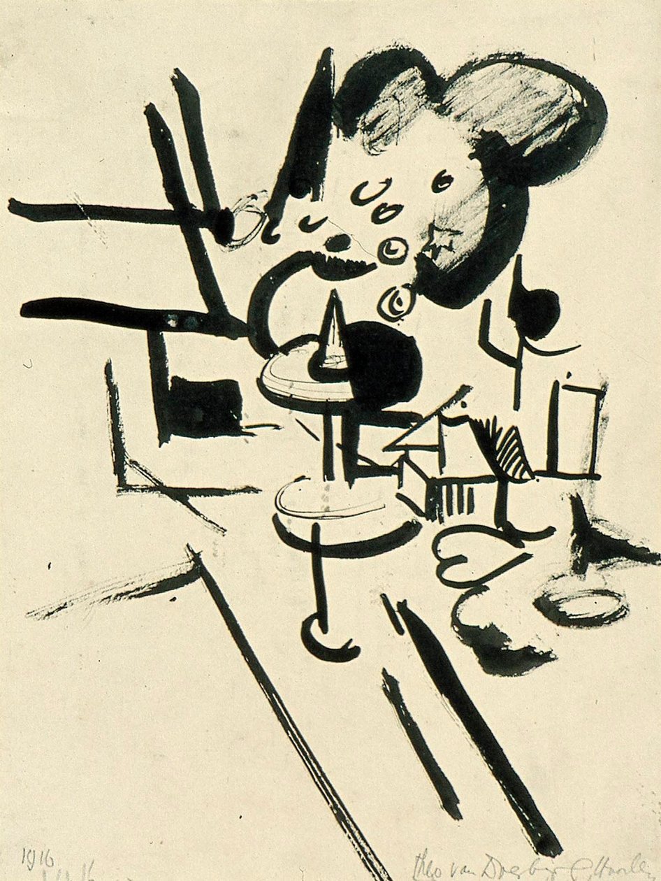Naturaleza muerta de Theo van Doesburg