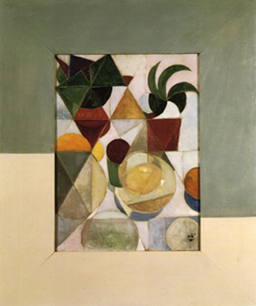 Naturaleza muerta con manzanas de Theo van Doesburg