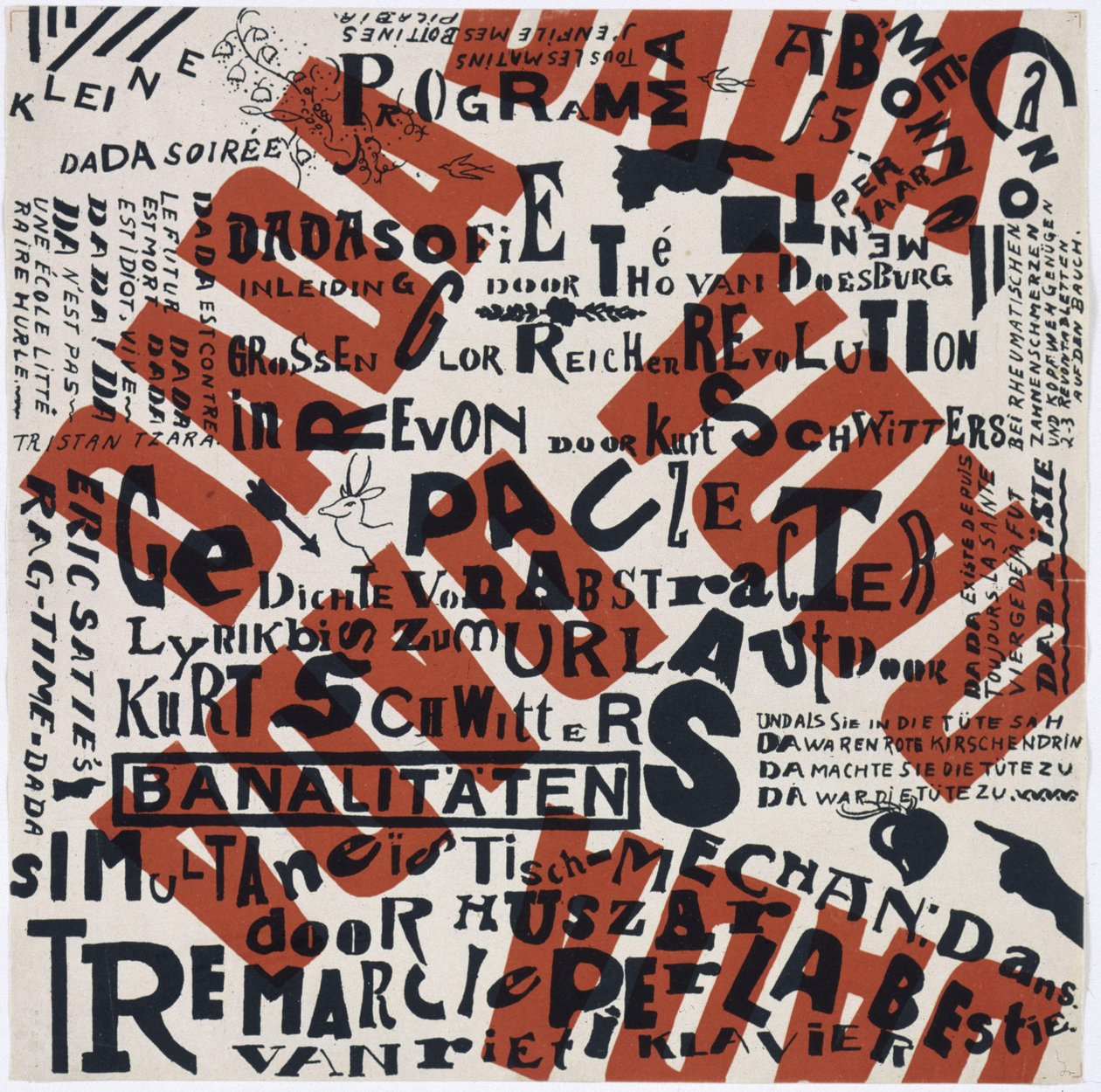 Kleine Dada Soirée, 1922 de Theo van Doesburg