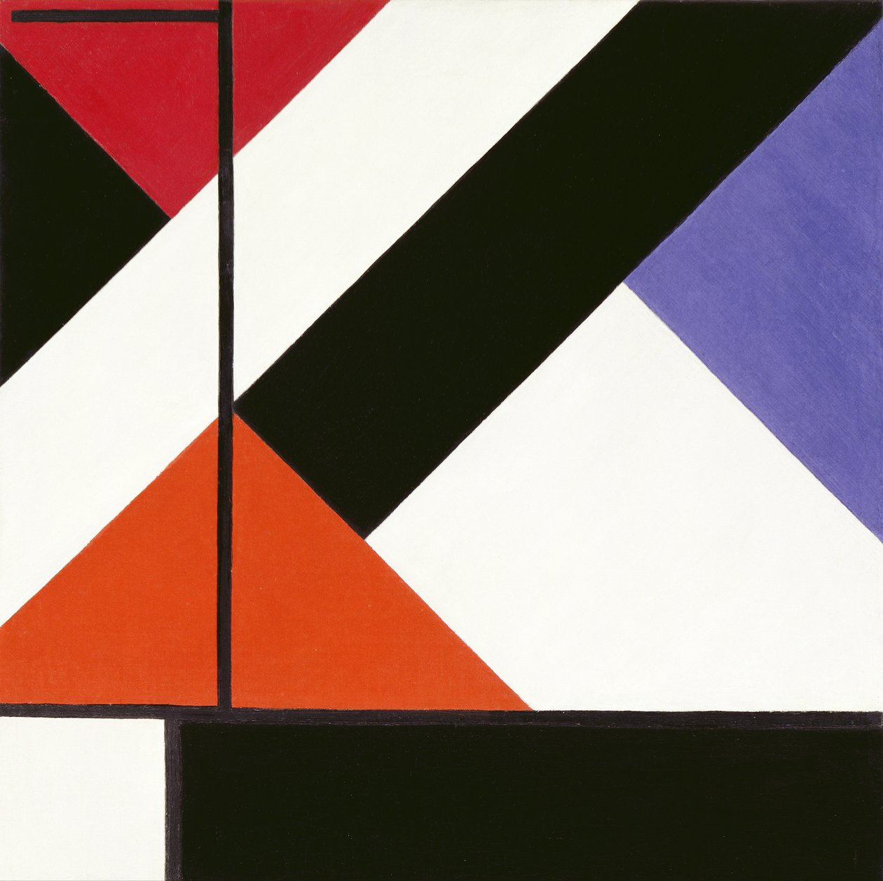 Composición Contrapuntística Simultánea de Theo van Doesburg