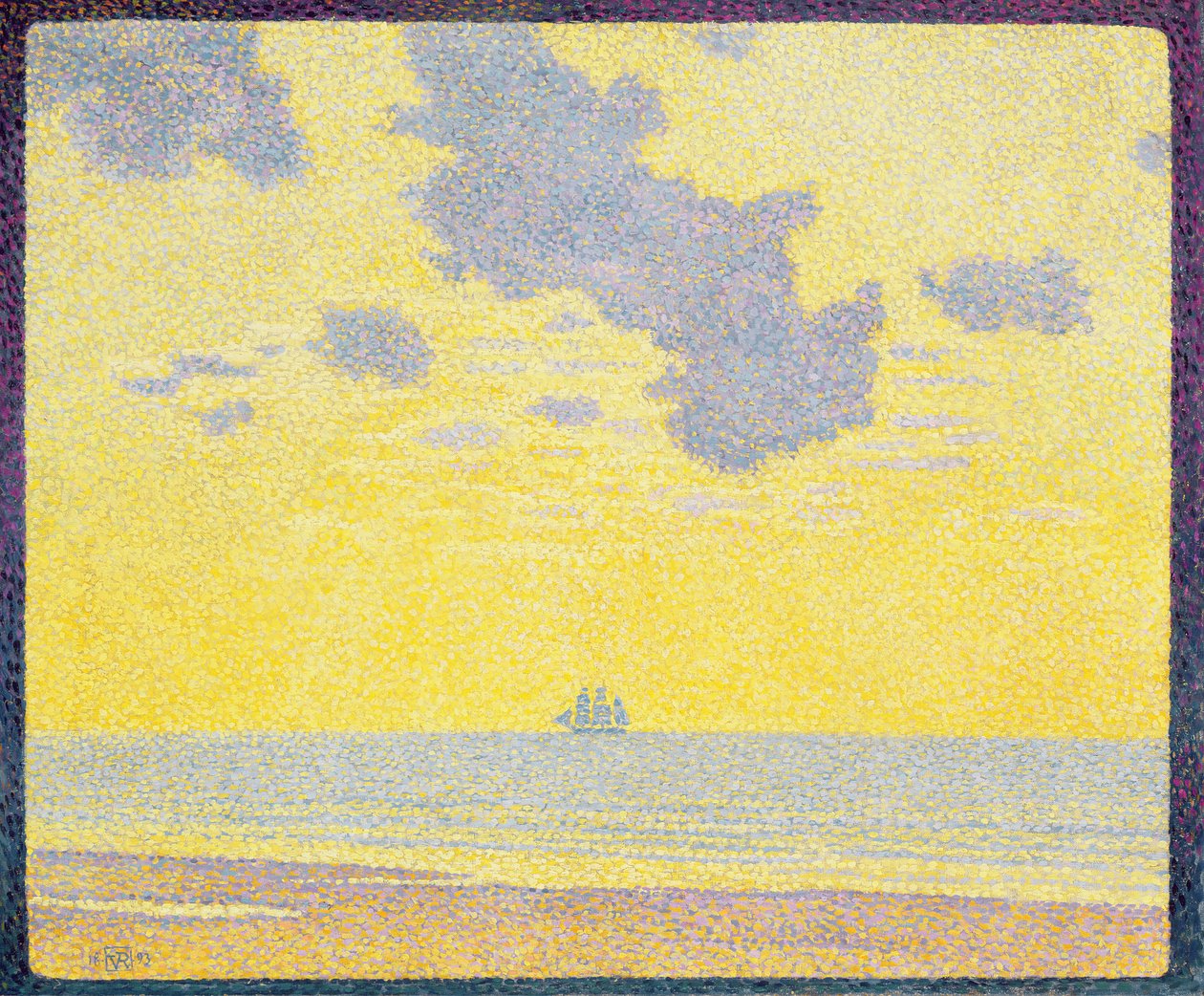 Grandes nubes de Théo van Rysselberghe