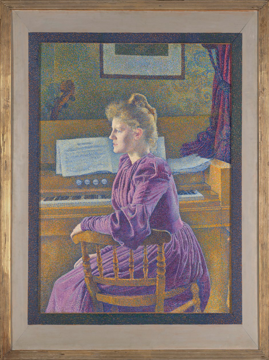 Maria Sèthe al armonio de Théo van Rysselberghe