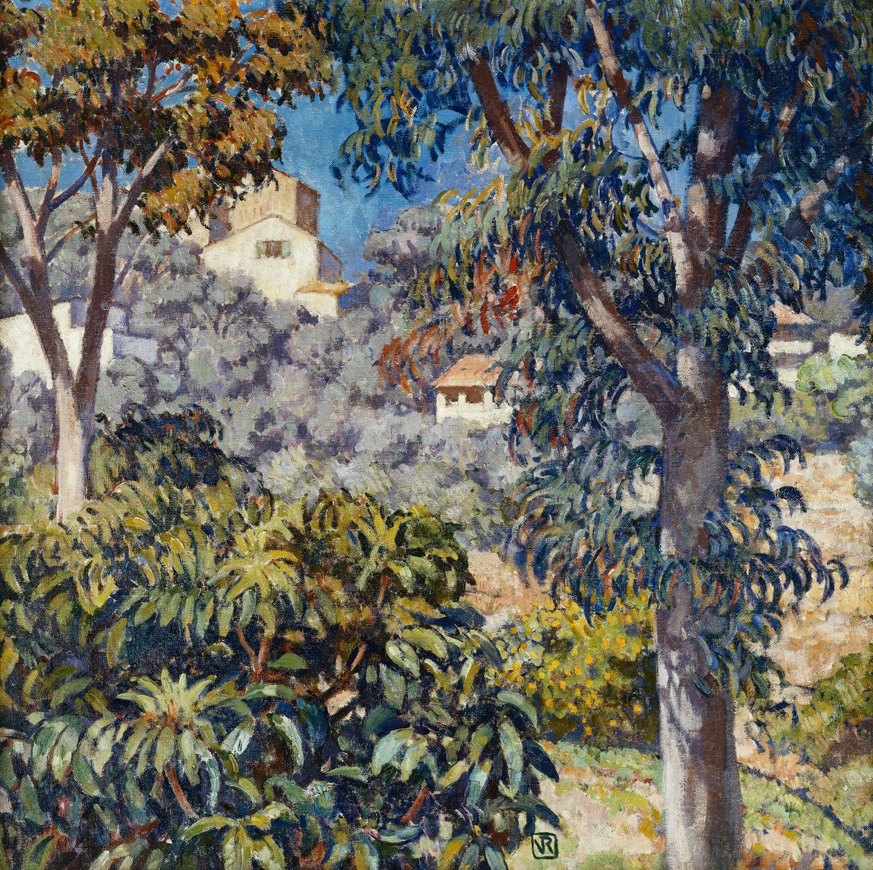 Paisaje del Midi, c.1920-1922 de Théo van Rysselberghe