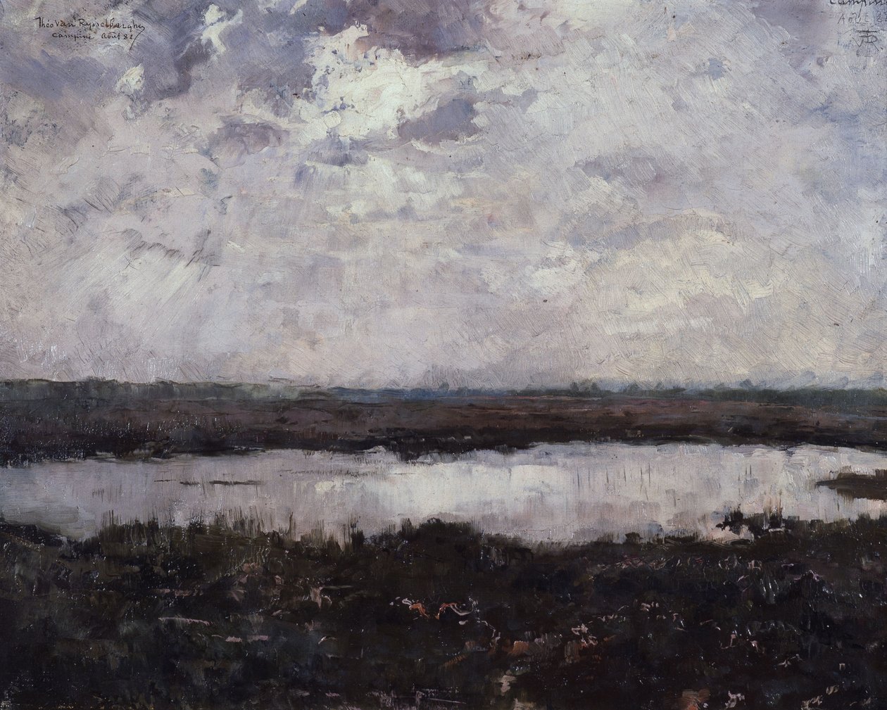 Estanque en la Campiña de Théo van Rysselberghe
