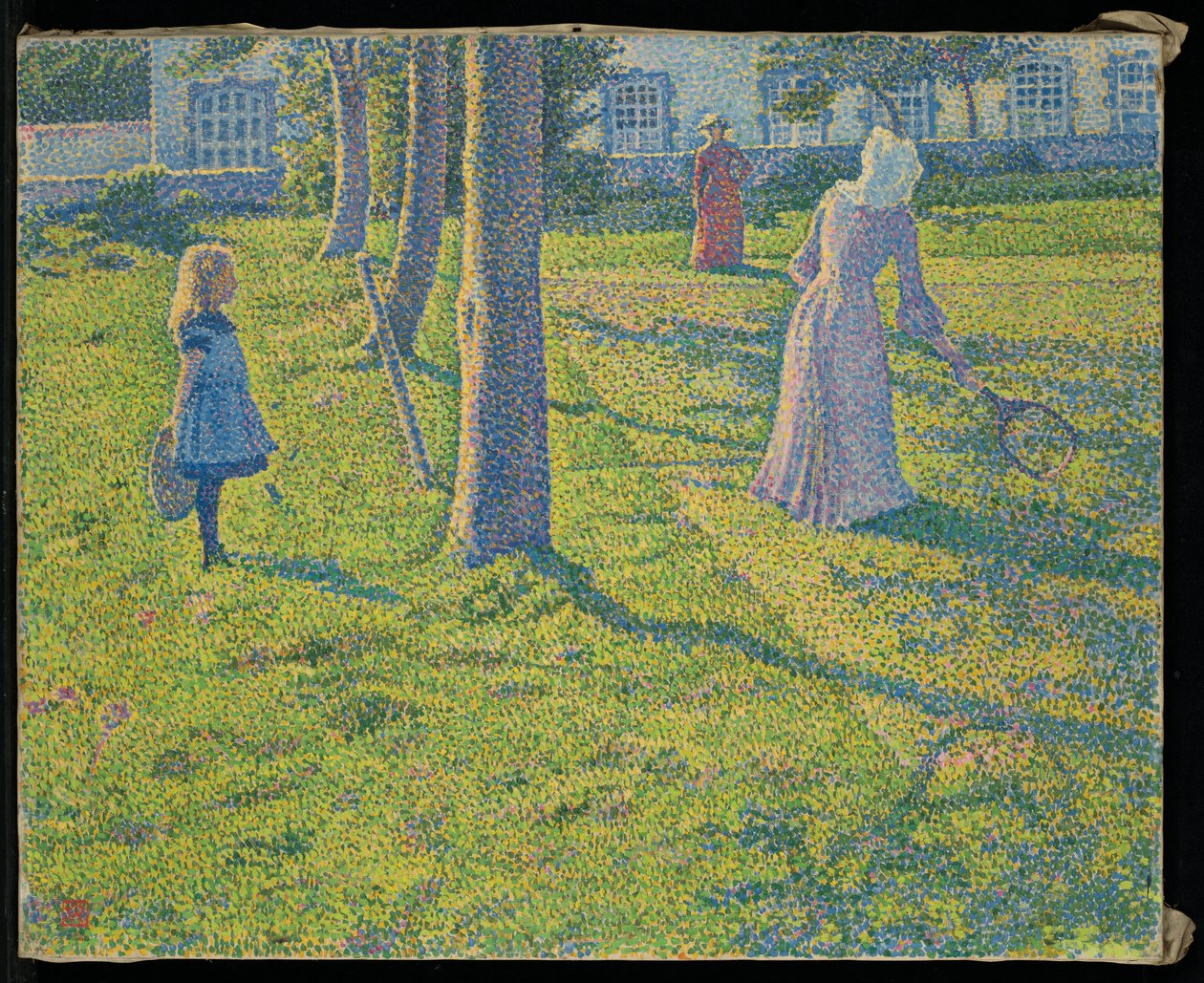 À Thuin ou La Partie de tennis de Théo van Rysselberghe