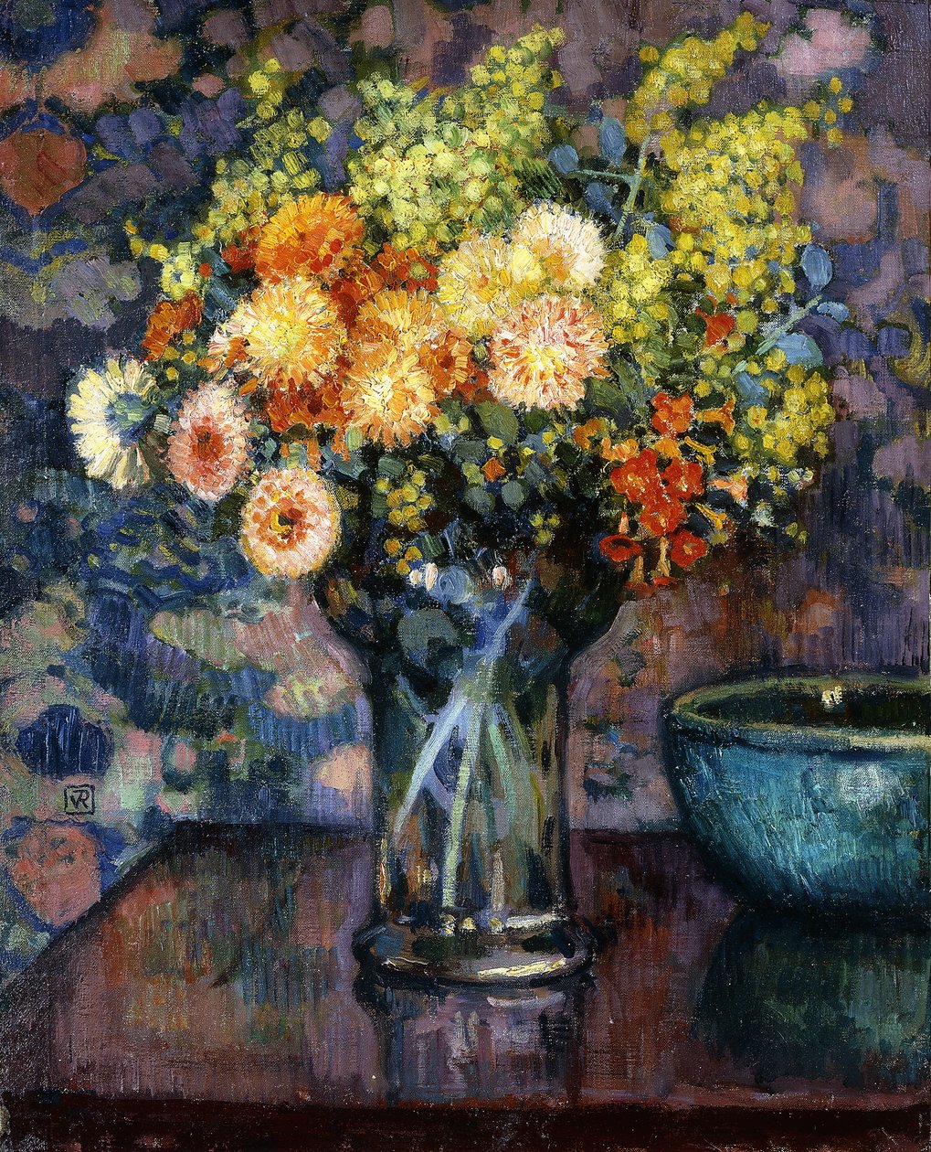 Jarrón de flores; Vase de Fleurs, c.1911 de Théo van Rysselberghe