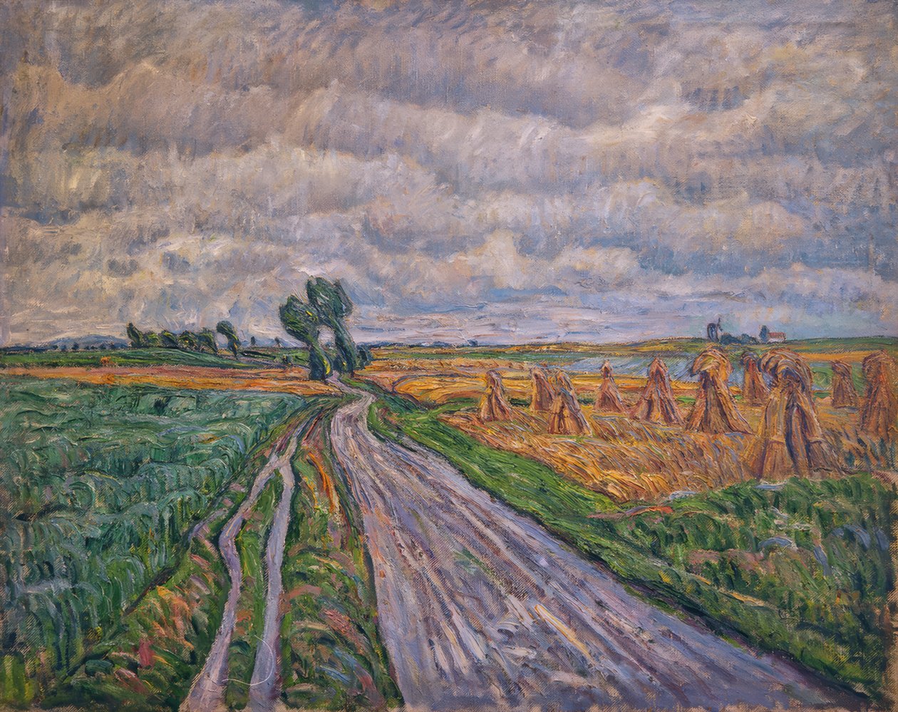 Camino rural en la Marca de Theo von Brockhusen
