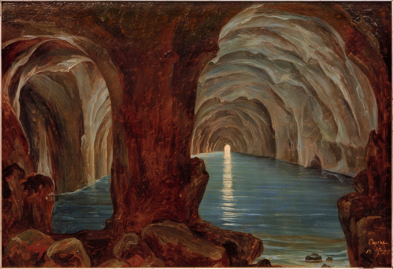 Gruta Azul en Capri de Theobald von Oer