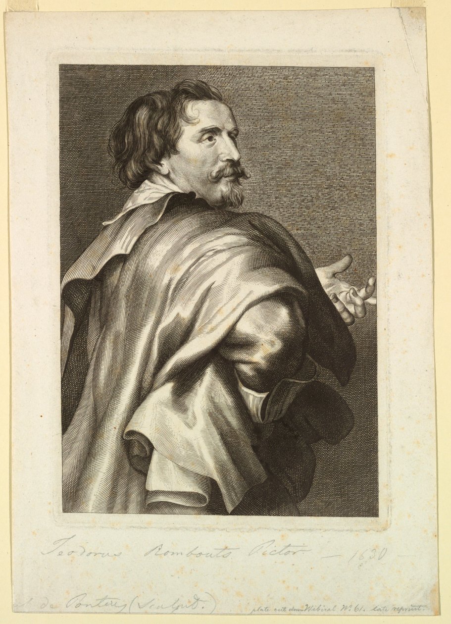 Retrato de Theodoor Rombouts de Theodoor Rombouts