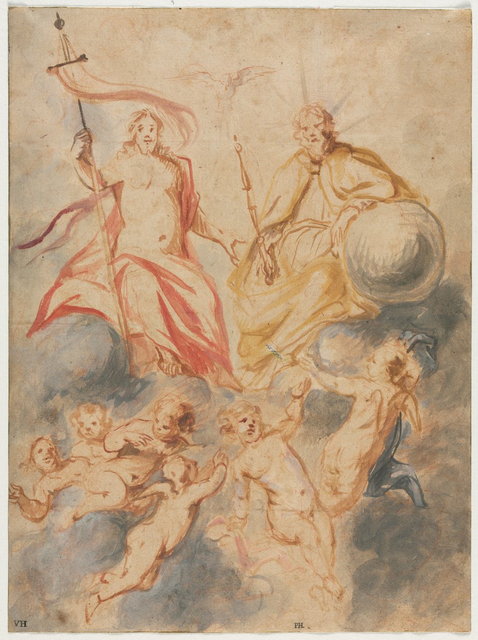 Santísima Trinidad, c. 1647 de Theodoor van Thulden