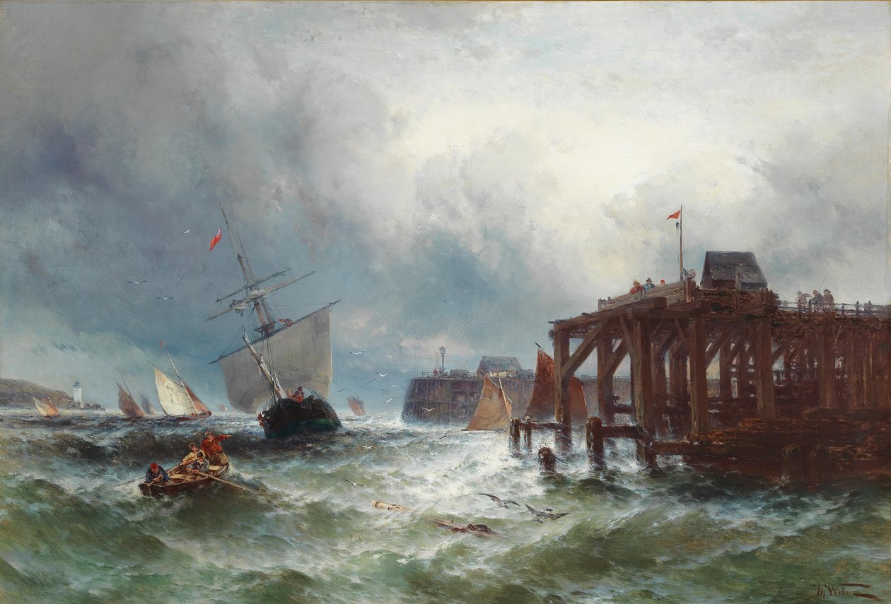 Mar tormentoso de Theodore Weber