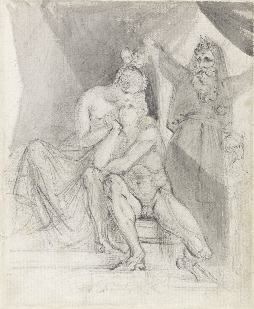 Próspero observando a Fernando y Miranda de Theodor M. von Holst