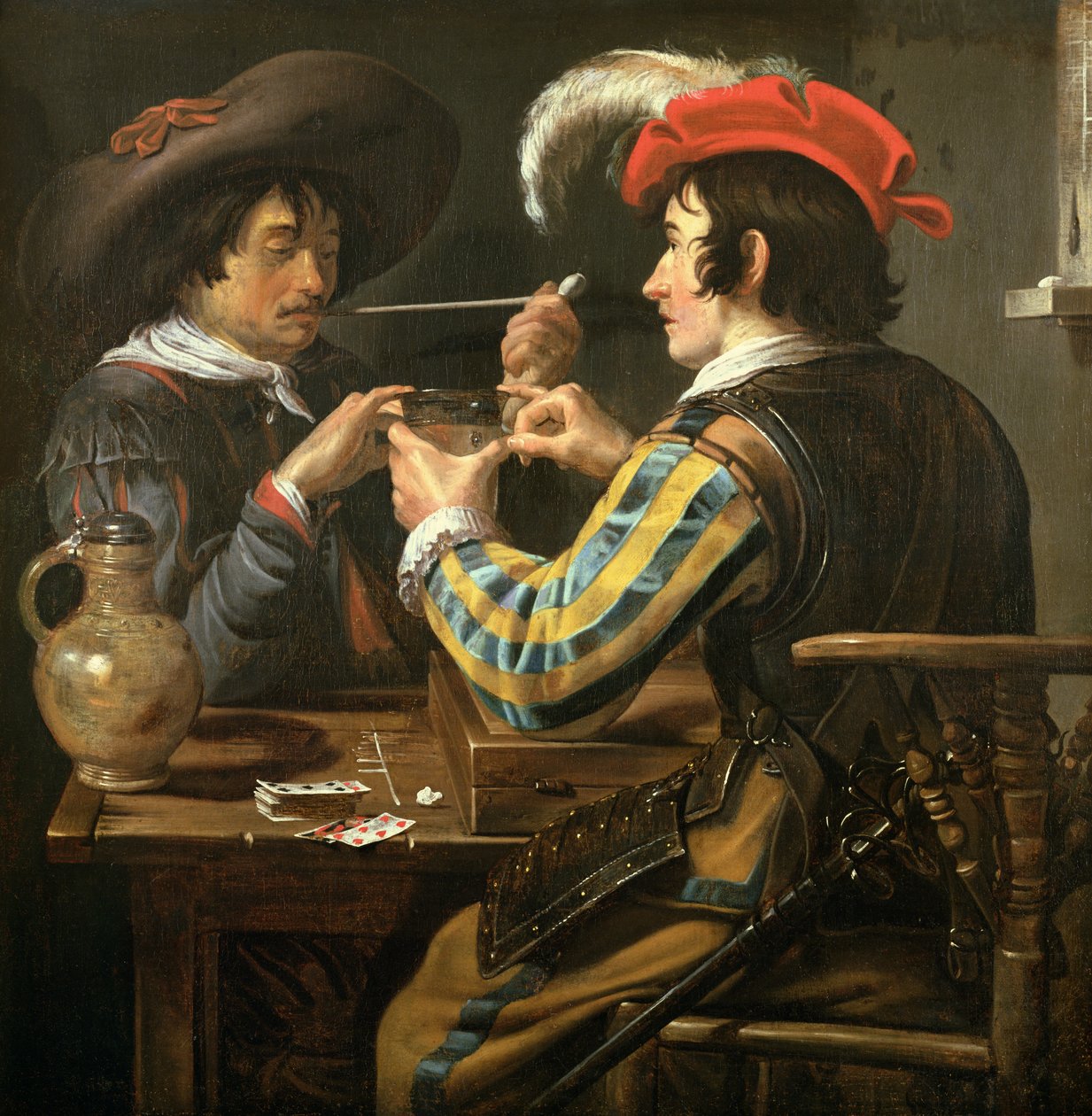 Los jugadores de cartas de Theodor Rombouts
