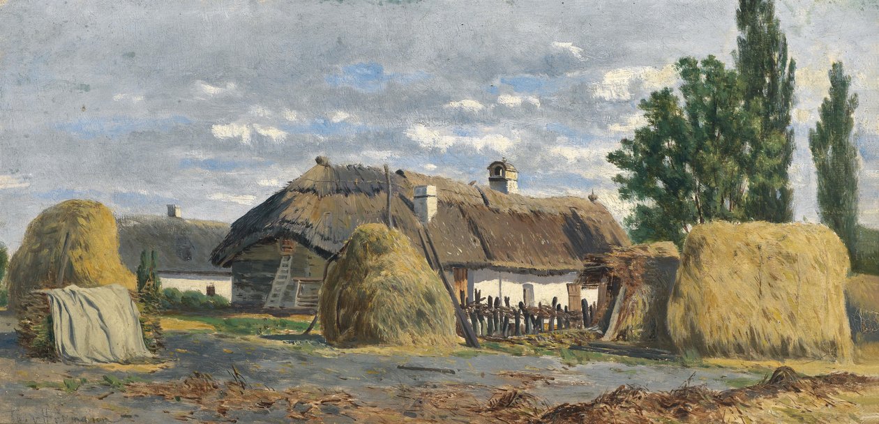 Casas de campesinos húngaros de Theodor von Hormann
