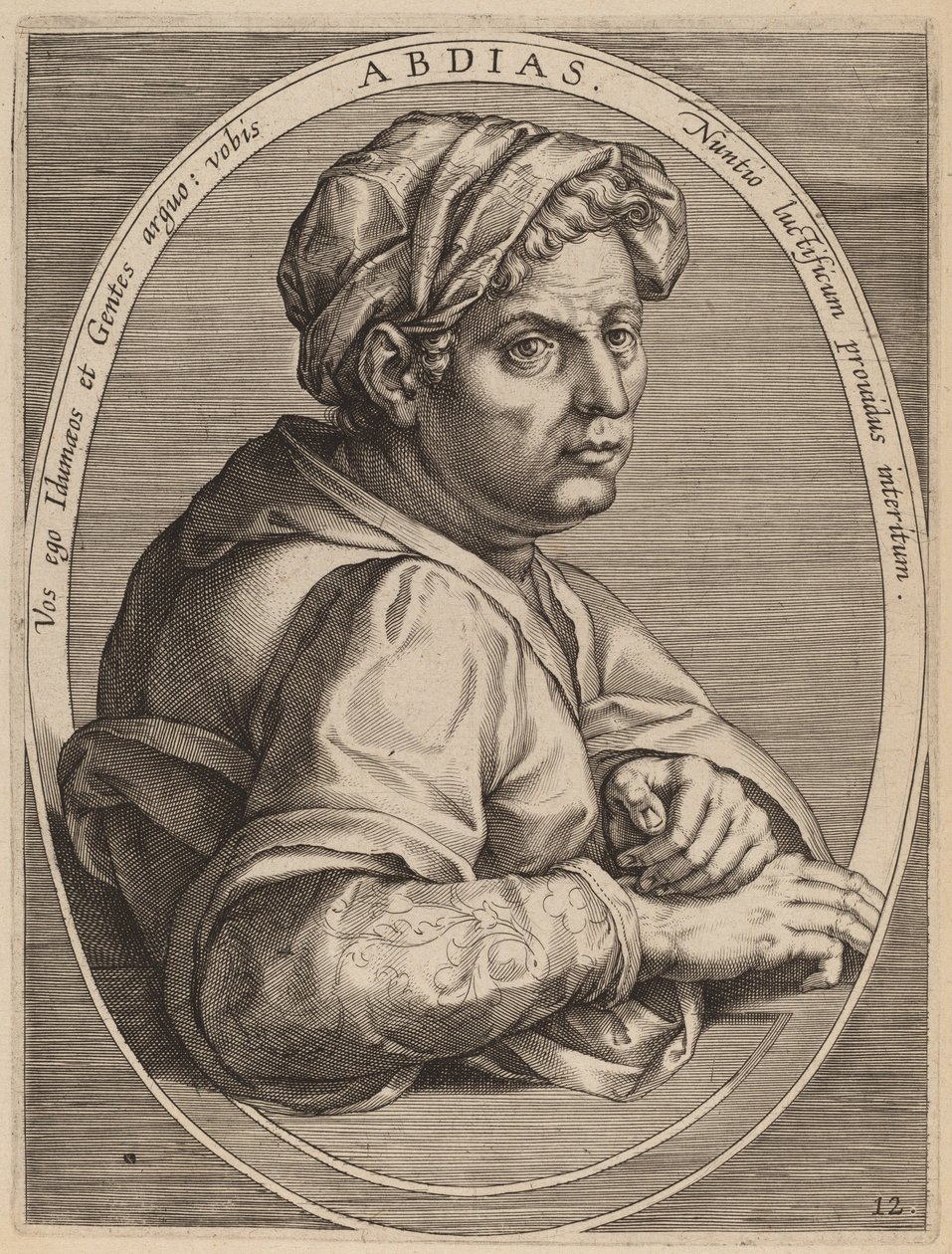 Abdías de Theodor Galle after Jan van der Straet