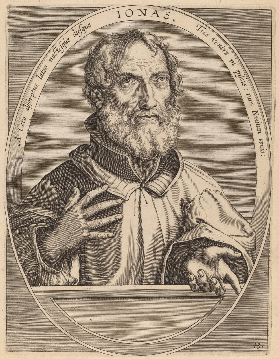 Jonás de Theodor Galle after Jan van der Straet