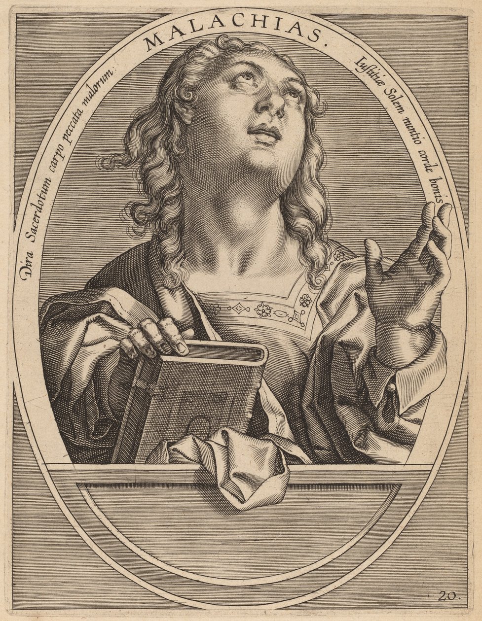 Malaquías de Theodor Galle after Jan van der Straet