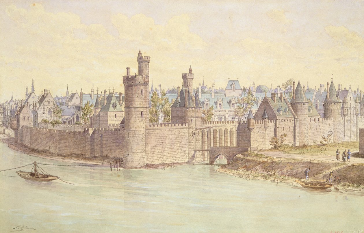 La Torre de Nesles de Theodor Josef Hubert Hoffbauer