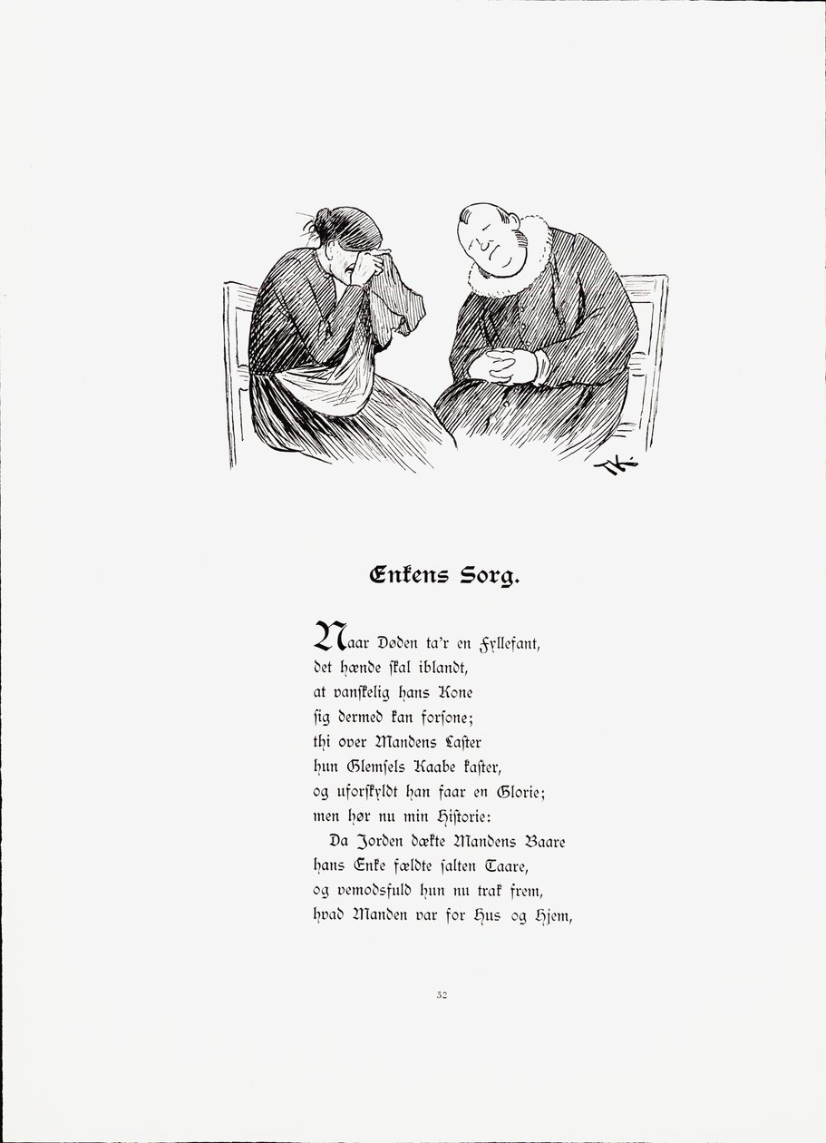 Ilustración del libro Historier de Munthe, Peter y publicado por Dybwad (no, 1896) de Theodor Kittelsen